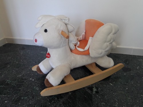Cavallo dondolo con scatola - dondolo,