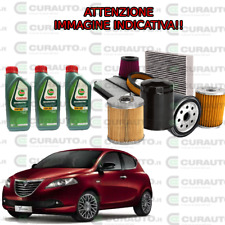 Kit tagliando filtri +olio CASTROL 5W30 LANCIA YPSILON 312 1.3 MULTIJET 11> 13>