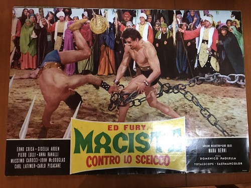 Fotobusta maciste contro lo - fotobusta,