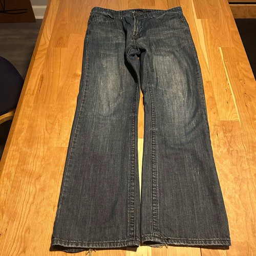 Jeans uomo nero carbonio gamba
