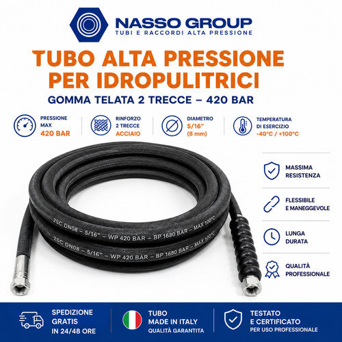 Tubo per idropulitrice alta - idropulitrice,