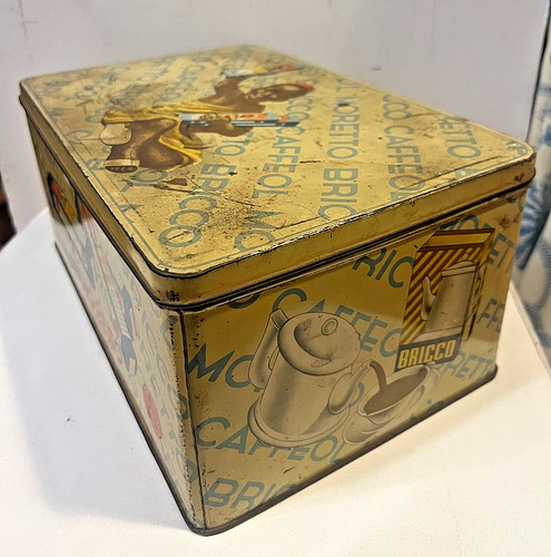 Rara scatola latta vintage - scatola,