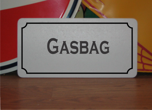 Insegna metallo gasbag - insegna,