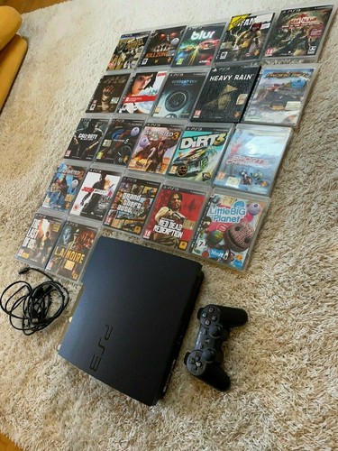 Sony playstation slim 120gb - playstation, 3