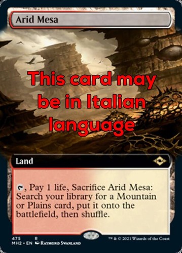 Mtg arid mesa - foil,