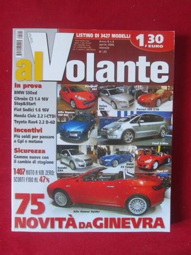 Volante 2006 alfa - al, romeo