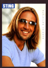 fg1 Cartolina Pubblicitaria occhiali Sting  Batistuta 