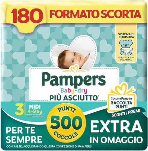 Pampers baby dry midi taglia - pampers, midi,