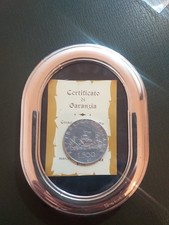500 Lire Caravelle 1958 in Cornice Argento 925