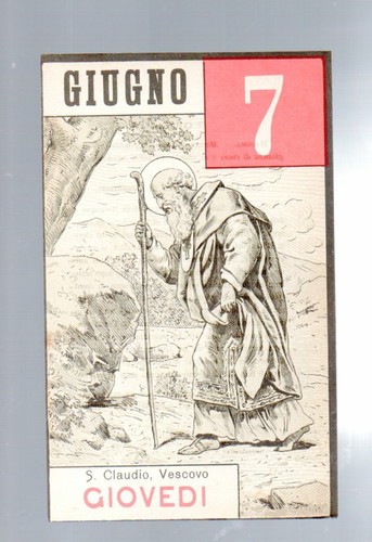 Santino antico 1898 - antico, preghiera