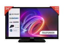 TELEFUNKEN TV 24" HD Ready 24TENSNVZ, TV LED 24 Pollici, Digitale DVB-T2/C/S2, U