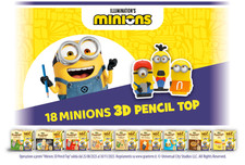 MINIONS 3D PENCIL TOP PERSONAGGI A SCELTA PARMAREGGIO ABC DELLA MERENDA 2025