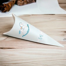 CONO PORTACONFETTI AZZURRO