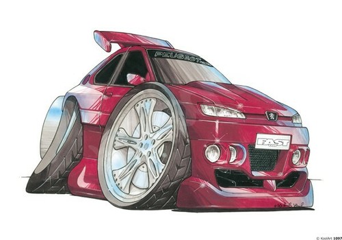 Peugeot 106 red koolart - peugeot,