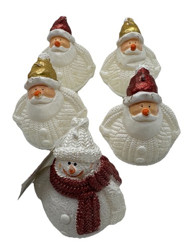 Set candele natalizie babbo - set, 5