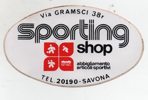 Adesivo vintage sporting - adesivo,
