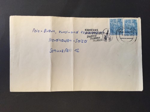 Ddr lettera 1959 dresda - ddr,