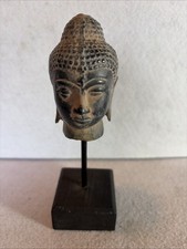 Hallow Cast Metal Buddha Head