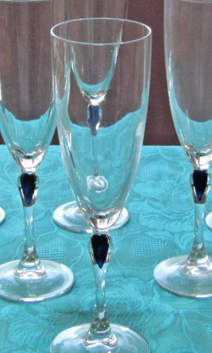 Flutes champagne cristal - en,