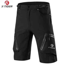 Pantaloncini ciclismo MTB bici sportivi multitasche outdoor