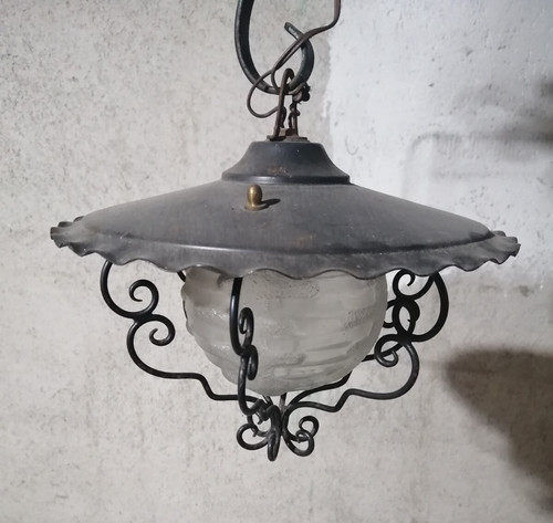 Lampadario rustico vintage - , in