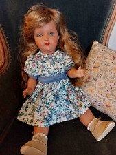 Vintage Bambola capi Composizione Porcellana 52 CM Anno 1940