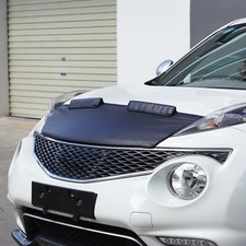Leather car bonnet - leather,