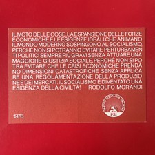 401 - Tessera Partito Socialista Italiano PSI 1976 (Politica)