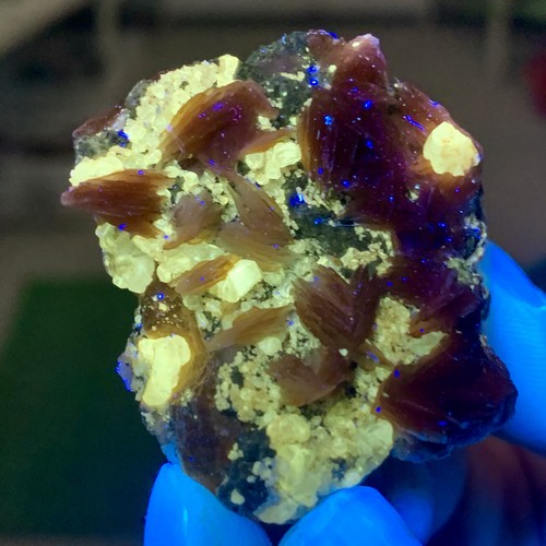 56g cerussite naturale - 56g, naturale+barite