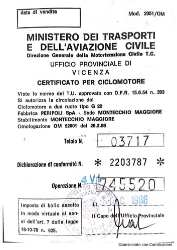 Libretto librettino originale - librettino,