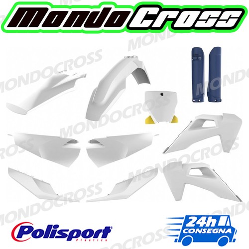Kit plastiche polisport bianco - plastiche,