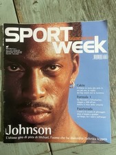 RITAGLIO GIORNALE GAZZETTA SPORT SPORTWEEK 2001 MICHAEL JHONSON USA ATLETICA