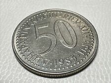 BELLISSIMA MONETA 50 DINARA DINARJEV 1985 JUGOSLAVIA 