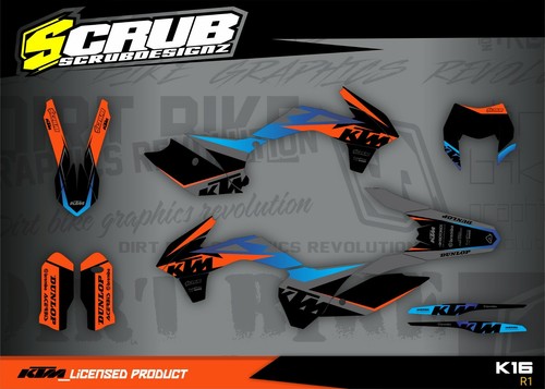 Kit adesivi grafica ktm exc - adesivi,