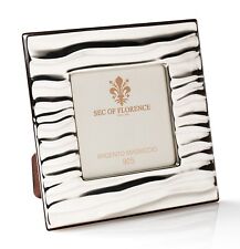 10x10 CORNICE PORTAFOTO in ARGENTO MASSICCIO 925 con retro in legno 9×9* 7130Q