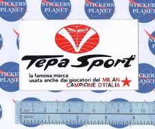 ADESIVO STICKER VINTAGE AUFKLEBER AUTOCOLLANT TEPA SPORT MILAN CAMPIONE D'ITALIA