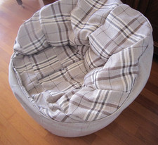 poltrona bean bag rivestimento