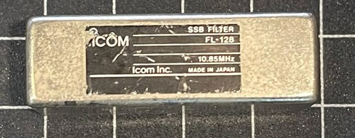 Icom 128 khz ssb filtro - fl-128, 2,4