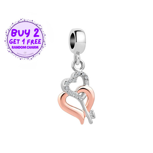 Charms cuore per bracciale - per,