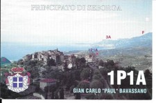 QSL 1995  Seborga   radio card