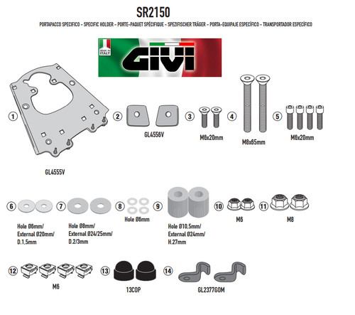 Attacco posteriore sr2150 per - attacco,