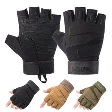 Guanti tattici mezze dita uomo esercito militare combattimento sport outdoor senza dita