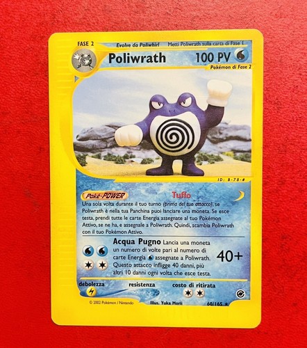 Lotto carte pokemon poliwrath - carte,