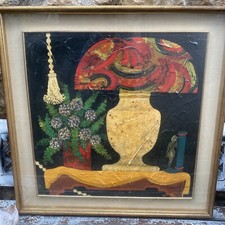 Dipinto Antico Smalto Su