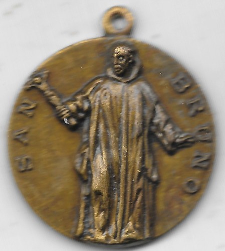 Metal sant bruno religious - sant,