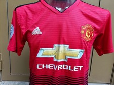 MANCHESTER UNITED ADIDAS 2018 HOME FOOTBALL SHIRT CHEVROLET TRIKOT CAMISETA 