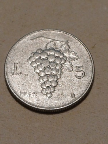 Lire uva 1950 circolata - uva,
