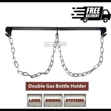 Porta catena bombole gas per 2