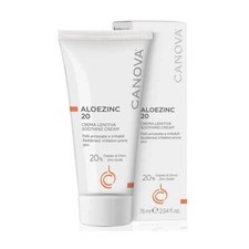 Canova Aloe Zinc 20 Emulsione Lenitiva con Ossido di Zinco, 75ml