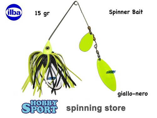 Spinner bait ilba giallo fluo - spinner,